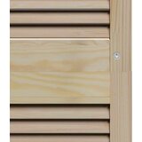  Ormarna vrata Prirodna 201 x 2,1 x 49,5 cm Čvrsto borovo drvo | shoptok.hr