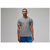Nike Majice s kratkimi rokavi Air Jordan Brand Graphic Siva Cene