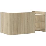 vidaXL Klubska mizica sonoma hrast 100x50x50 inženirski les | Shoptok.si