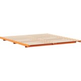  Krevet s daskama Voštano smeđa 200 x 200 cm Masivna borovina | shoptok.hr