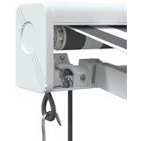 Tenda na uvlačenje antracit-bijela 3,5x2,5 m tkanina i aluminij | shoptok.hr