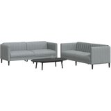  2-dijelni set sofa svjetlosivi od tkanine | shoptok.hr