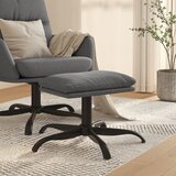 vidaXL Stolček za noge svetlo siv 60x60x39 cm blago Cene