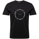 Tiger of Sweden Majica črna / bela | Shoptok.si