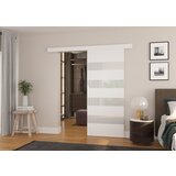 ADRK Drsna stenska vrata MILOU z lakobel detajli 86 cm - BELA-LAKIRANA BELA, VISOK SIJAJ | Shoptok.si