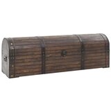  Škrinja za pohranu u starinskom stilu 120x30x40 cm masivno drvo | shoptok.hr