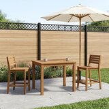  Stolić za kavu Prirodna 50 x 100,5 x 45 cm Čvrsto drvo akacije | shoptok.hr