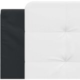 vidaXL Jastuk za uzglavlje bijelo-crni 100 cm od umjetne kože | shoptok.hr