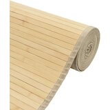 vidaXL Preproga pravokotna svetlo naravna 60x1000 cm bambus | Shoptok.si