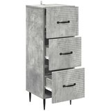  Predalna omara Betonsko siva 33 x 34,5 x 89,5 cm Inženirski les, (5000232415) | Shoptok.si