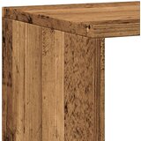 Ormarić za knjige boja drva 137,5x29x137,5 cm konstruirano drvo | shoptok.hr