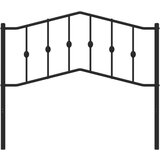  Metalno uzglavlje crno 107 cm | shoptok.hr