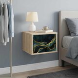  Wall-mounted noćni ormarić WIJHE 2 kom. Hrast sonoma | shoptok.hr