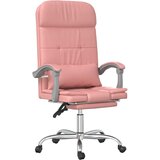 Maison Chic Masažni pisarniški stol - računalniški stol roza umetno usnje, (21784306) | Shoptok.si