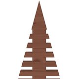  Drveno božićno drvce KOTKA 210 cm Masivna borovina - 210 cm Tamno smeđa završna obrada | shoptok.hr