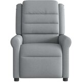 vidaXL Naslanjač svetlo sivo blago | Shoptok.si