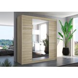 ADRK Klizni ormar s ogledalom DALMATIA 200 cm - SONOMA-SONOMA HRAST | shoptok.hr