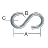 VORMANN s-kuka 47,5x10x6 mm poc.2 kom.