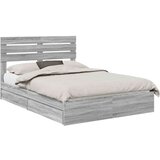  Postelja s shranjevanjem z vzglavjem Siva Sonoma 150 x 200 cm, (5000105784) | Shoptok.si