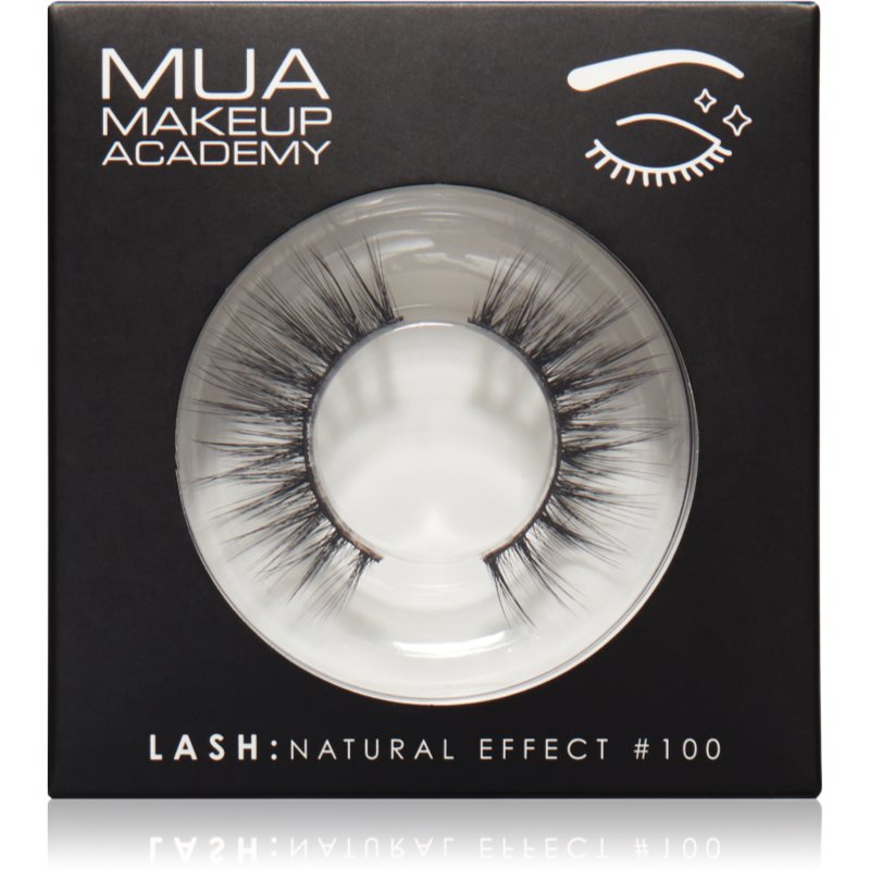 MUA Makeup Academy Lashes Natural Effect umjetne trepavice tip #100 1 par Cijene