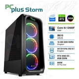 PCPLUS Storm i5-12400f 16gb 500gb nvme ssd geforce rtx 4060