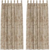  Baršunaste zavjese 2 kom. Šampanjca 245 x 140 cm Baršun | shoptok.hr
