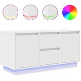 TV ormarić s LED svjetlima bijeli 100x41x50 cm | Eponuda.com