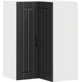  Zidni kutni ormar Lucca Crna 57 x 57 x 80 cm Konstruirano drvo | shoptok.hr