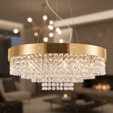 Toolight Viseća lampa APP1787-16CP 60 cm Zlato | shoptok.hr