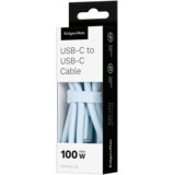  Kruger&Matz USB tip C - USB tip C kabel 100 W 1 m silikonski plavi Basic | shoptok.hr