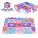 Iplay puzzle pjenasta podloga ljubičasta 25 elemenata | shoptok.hr