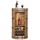 Interia Home & Living Stojalo za vino iz recikliranega lesa v naravni barvi za 8 steklenic, 60x115 cm Kaveri - | Shoptok.si