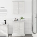 vidaXL Set namještaja za kupaonicu 2 pcs Smeđa 67.5 x 34 x 80 cm | shoptok.hr