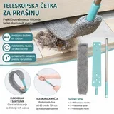 Teleskopska četka za prašinu sa mikrofiber navlakom – Fleksibilni čistač