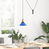 VISILICA podesiva po visini E27 sjaj tamnoplava Ø 22 cm metal | shoptok.hr