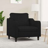vidaXL Fotelja crna 60 cm Tkanina | shoptok.hr