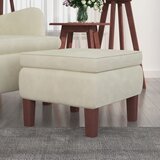 Furnova Stolček z lesenimi nogami krem žamet, (21954400) | Shoptok.si