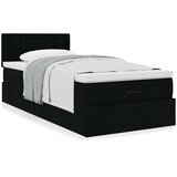 vidaXL otomanski okvir kreveta s madraca crni 100x200cm tkanine | shoptok.hr