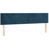  box spring s madracem LED tamnoplavi 200x200 cm baršun | shoptok.hr