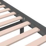  Okvir za krevet od masivnog drva sivi 100 x 200 cm | Eponuda.com