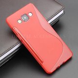  Gumijasti / gel etui S-Line za Samsung Galaxy A5 - rdeči | Shoptok.si