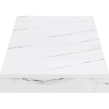  Polica na zidu Bijeli mramor 60 x 23 x 4 cm Konstruirano drvo | shoptok.hr