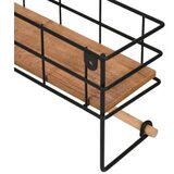 Hanah home gwen oakblack wall shelf | ePonuda.com