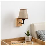  Brilagi - Zidna lampa NUBILA WOOD 1xE27/25W/230V hrast/smeđa | Eponuda.com