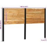vidaXL Uzglavlje 160 cm Puno drvo bagrem i željezo | shoptok.hr