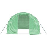  Staklenik s čeličnim okvirom zeleni 6 m² 3 x 2 x 2 m | shoptok.hr