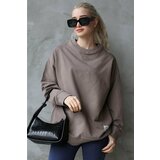 Madmext Sweatshirt - Gray - Oversize cene