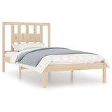  Posteljni okvir iz trdne borovine 100x200 cm, (20643629) | Shoptok.si