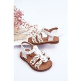 Boto Children's Velcro Sandals With Stripes White Sammy | ePonuda.com
