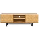Woodman tV stol s ukrasima od hrastovog drveta Camden Herringbone Cijene